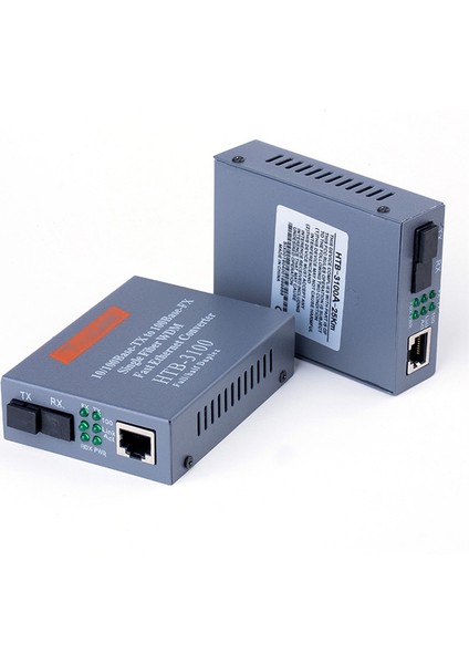 1 Çift -3100 Fiber Alıcı-Verici Tek Fiber Dönüştürücü Ab Tak (Yurt Dışından)