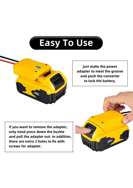 20V Li-Ion Pil Yuvası Tutucu Gücü Için Pil Adaptörü (Yurt Dışından) indirimleri
