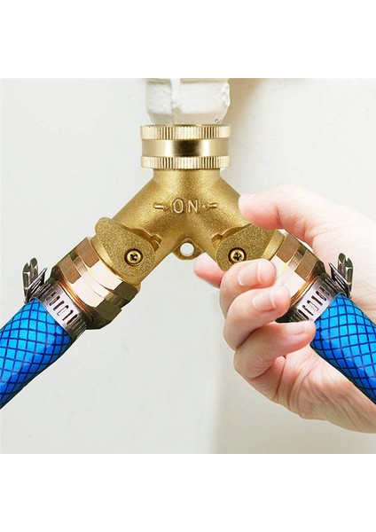 Musluk Hortumu Y Ayırıcı Için 4 Adet Bahçe Hortumu Ayırıcı 3 Yollu Konnektör (Yurt Dışından) fırsatları