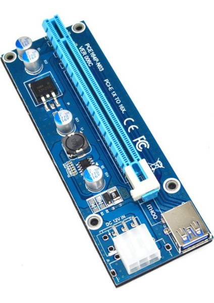 Pcıe 1x - 16X Grafik Kartı 6pin Tek Güç Kaynağı Adaptör Kablosu (Yurt Dışından)