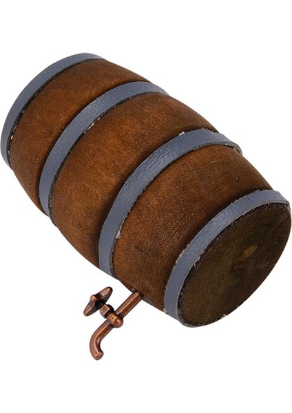 1:10 Mini Ahşap Şarap Fıçısı Içecek Aksesuarları, Şarap Kırmızısı (Yurt Dışından) fırsatları