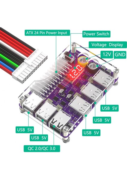 Atx 24PIN Güç Kaynağı Kesme Kartı Güç Modülü Adaptörü (Yurt Dışından) indirimleri