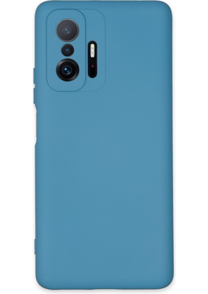 Xiaomi Mi 11T Pro Kılıf Nano Içi Kadife Silikon - Mavi 300099