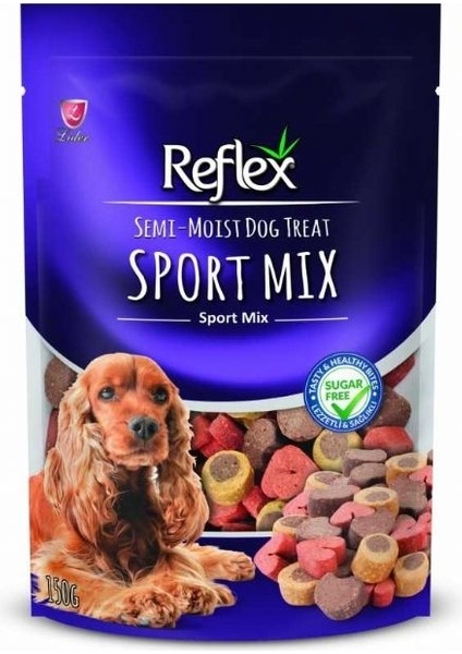 Semi-Moist Sport Mix Köpek Ödülü 150 Gr