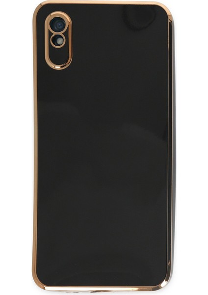 Xiaomi Redmi 9A Kılıf Volet Silikon - Siyah 300099