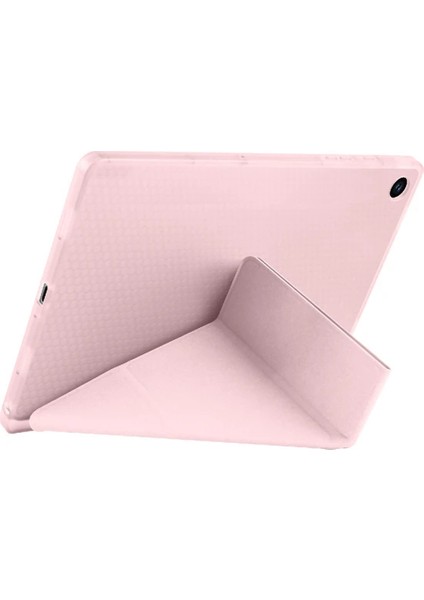 Samsung Galaxy Tab A9 8.7inç X110 X115 Uyumlu Kılıf Kalem Bölmeli Trifolding Case Kapak