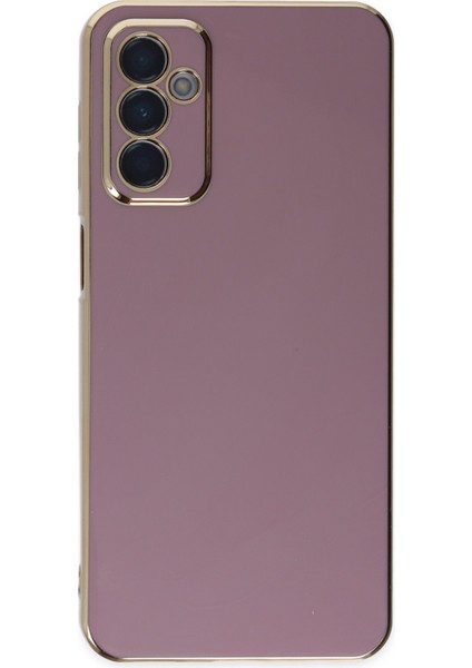 Samsung Galaxy M13 Kılıf Volet Silikon - Mor 300099