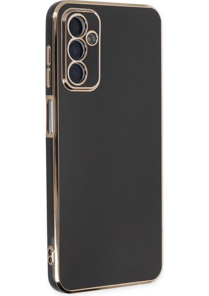 Samsung Galaxy A04S Kılıf Volet Silikon - Siyah 300099