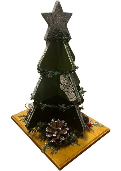 Ahşap Yılbaşı Ağacı modelleri