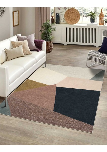 Modern Dijital Baskı Dört Mevsim Yıkanabilir Kaymaz Taban Salon Halısı Mutfak Halısı Yolluk