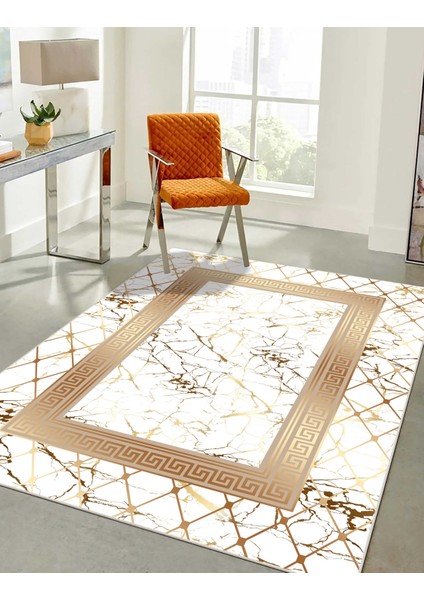 Modern Dijital Baskı Dört Mevsim Yıkanabilir Kaymaz Taban Salon Halısı Mutfak Halısı Yolluk