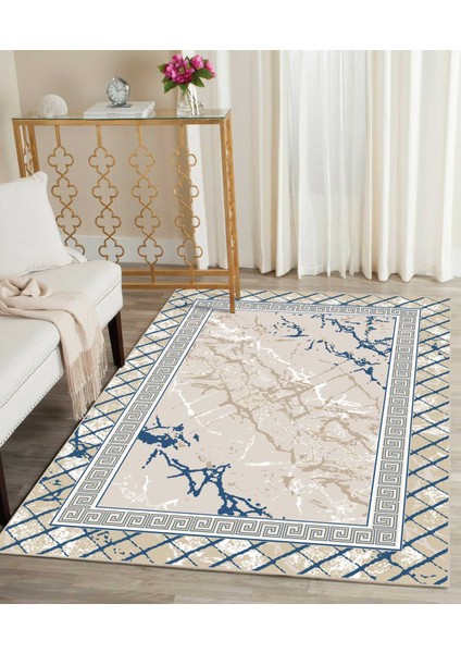 Modern Dijital Baskı Dört Mevsim Yıkanabilir Kaymaz Taban Salon Halısı Mutfak Halısı Yolluk