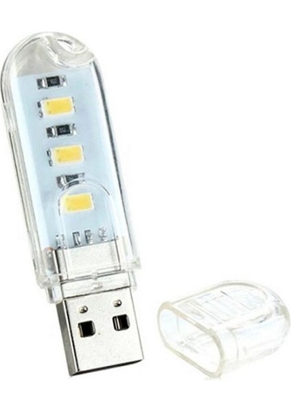 Taşınabilir Mini USB 3 LED Gün Işığı Lamba 5730 Smd Stick LED