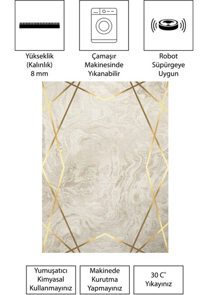 Modern Dijital Baskı Dört Mevsim Yıkanabilir Kaymaz Taban Salon Halısı Mutfak Halısı Yolluk