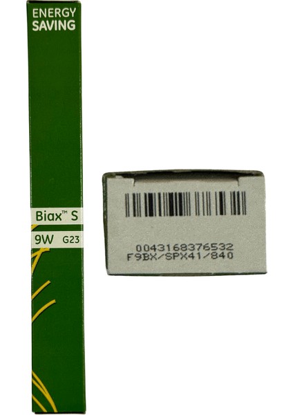 Biax S 9W 840 4000K (Günışığı) 2pinli G23 Duylu Pls Ampul (2 Adet) fırsatları