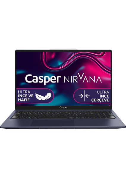 Casper Nirvana X600.1235-BU00X-M-F Intel Core i5-1235U 16GB RAM 250GB NVME SSD Freedos