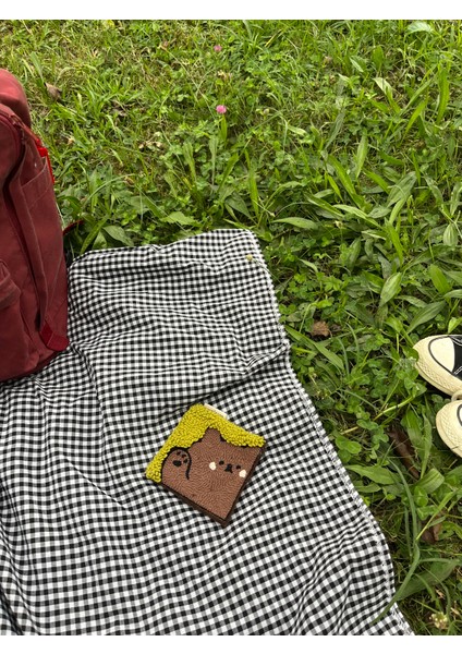 Sevimli Ayıcık Kawaii Punch Işlemeli Bardak Takı Altlığı