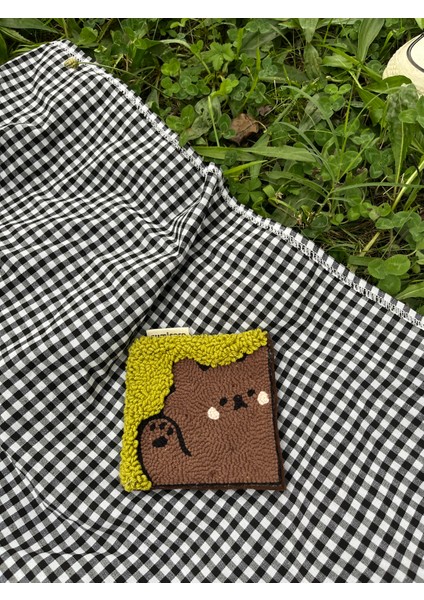 Sevimli Ayıcık Kawaii Punch Işlemeli Bardak Takı Altlığı