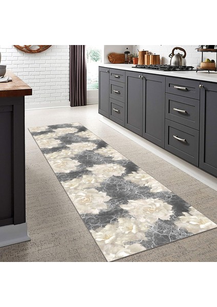 Modern Dijital Baskı Dört Mevsim Yıkanabilir Kaymaz Taban Salon Halısı Mutfak Halısı Yolluk fırsatları