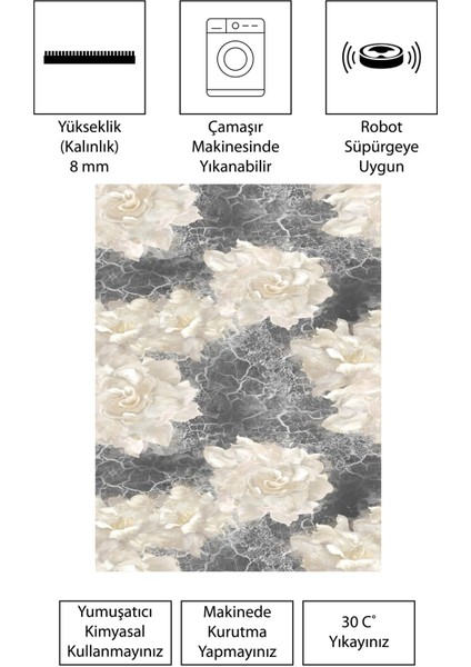 Modern Dijital Baskı Dört Mevsim Yıkanabilir Kaymaz Taban Salon Halısı Mutfak Halısı Yolluk indirimleri