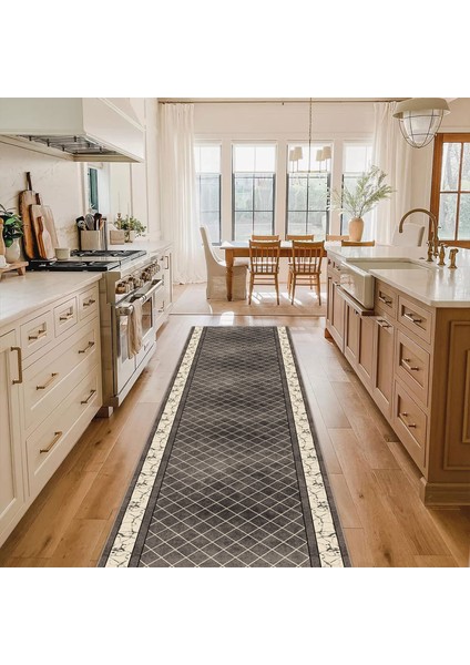 Modern Dijital Baskı Dört Mevsim Yıkanabilir Kaymaz Taban Salon Halısı Mutfak Halısı Yolluk fırsatları