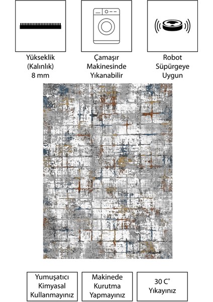 Modern Dijital Baskı Dört Mevsim Yıkanabilir Kaymaz Taban Salon Halısı Mutfak Halısı Yolluk indirimleri