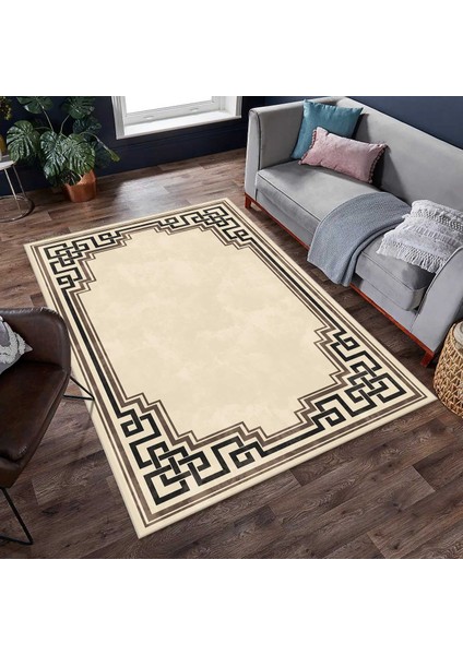 Modern Dijital Baskı Dört Mevsim Yıkanabilir Kaymaz Taban Salon Halısı Mutfak Halısı Yolluk