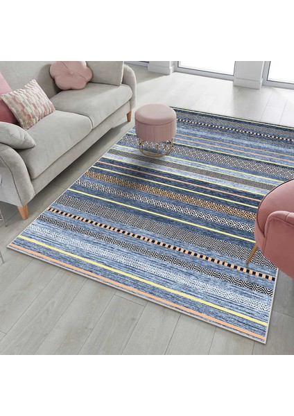 Modern Dijital Baskı Dört Mevsim Yıkanabilir Kaymaz Taban Salon Halısı Mutfak Halısı Yolluk