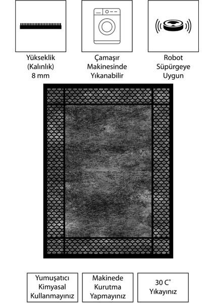 Modern Dijital Baskı Dört Mevsim Yıkanabilir Kaymaz Taban Salon Halısı Mutfak Halısı Yolluk indirimleri