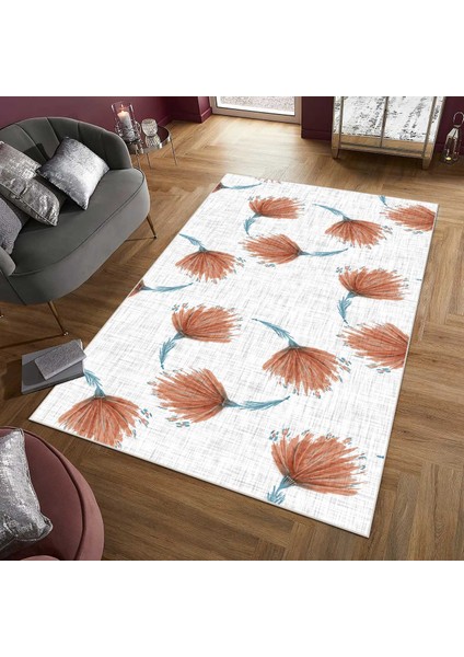 Modern Dijital Baskı Dört Mevsim Yıkanabilir Kaymaz Taban Salon Halısı Mutfak Halısı Yolluk