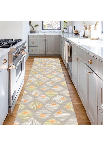 Modern Dijital Baskı Dört Mevsim Yıkanabilir Kaymaz Taban Salon Halısı Mutfak Halısı Yolluk fırsatları