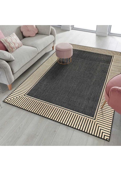 Modern Dijital Baskı Dört Mevsim Yıkanabilir Kaymaz Taban Salon Halısı Mutfak Halısı Yolluk