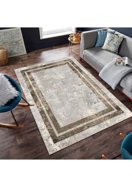Modern Dijital Baskı Dört Mevsim Yıkanabilir Kaymaz Taban Salon Halısı Mutfak Halısı Yolluk