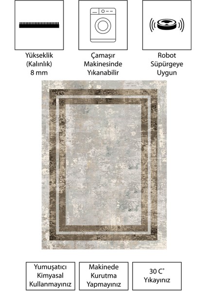 Modern Dijital Baskı Dört Mevsim Yıkanabilir Kaymaz Taban Salon Halısı Mutfak Halısı Yolluk