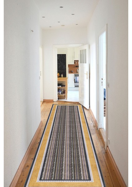 Modern Dijital Baskı Dört Mevsim Yıkanabilir Kaymaz Taban Salon Halısı Mutfak Halısı Yolluk