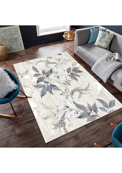 Modern Dijital Baskı Dört Mevsim Yıkanabilir Kaymaz Taban Salon Halısı Mutfak Halısı Yolluk