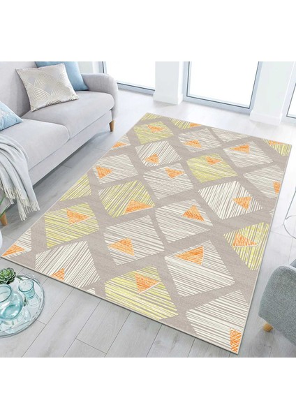 Modern Dijital Baskı Dört Mevsim Yıkanabilir Kaymaz Taban Salon Halısı Mutfak Halısı Yolluk modelleri