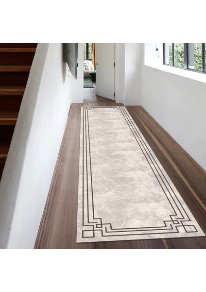 Modern Dijital Baskı Dört Mevsim Yıkanabilir Kaymaz Taban Salon Halısı Mutfak Halısı Yolluk
