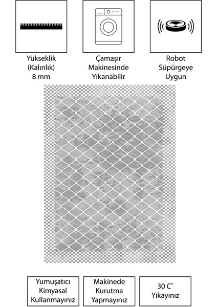 Modern Dijital Baskı Dört Mevsim Yıkanabilir Kaymaz Taban Salon Halısı Mutfak Halısı Yolluk indirimleri