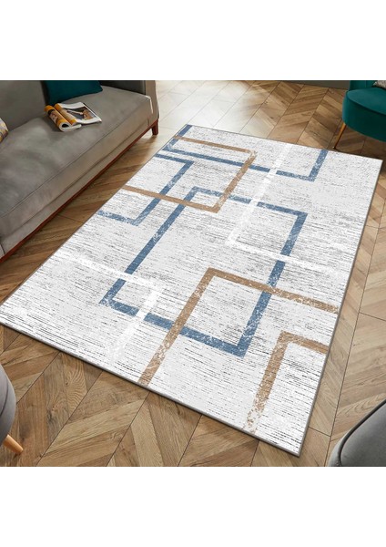 Modern Dijital Baskı Dört Mevsim Yıkanabilir Kaymaz Taban Salon Halısı Mutfak Halısı Yolluk fırsatları