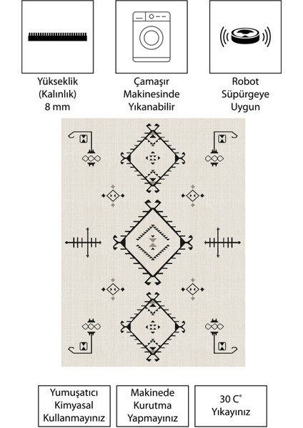 Modern Dijital Baskı Dört Mevsim Yıkanabilir Kaymaz Taban Salon Halısı Mutfak Halısı Yolluk