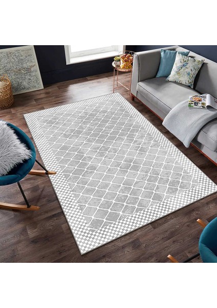 Modern Dijital Baskı Dört Mevsim Yıkanabilir Kaymaz Taban Salon Halısı Mutfak Halısı Yolluk