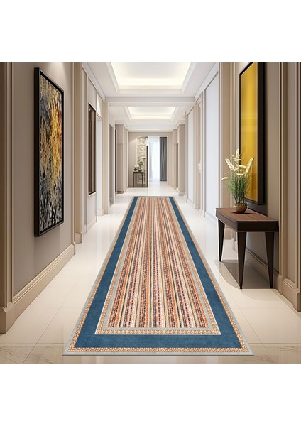 Modern Dijital Baskı Dört Mevsim Yıkanabilir Kaymaz Taban Salon Halısı Mutfak Halısı Yolluk