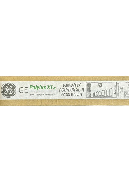 General Electric Polylux Xlr 30W 860 6400K (Beyaz Işık) G13 Duylu T8 Floresan