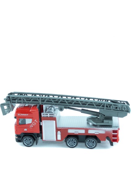 Oyuncak Itfaiye Kurtarma Kamyonu Metal Mini Çek Bırak 12 cm fırsatları