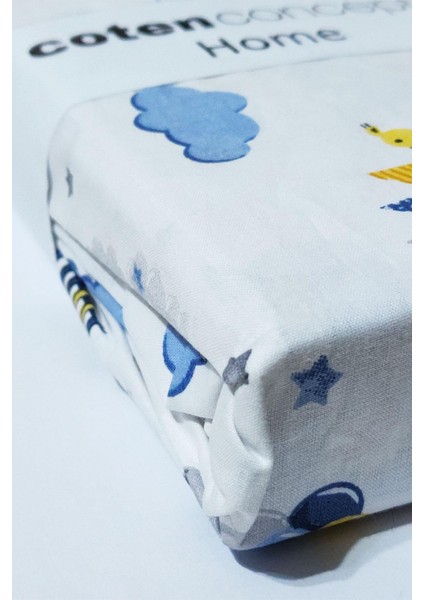 Yastık Kılıflı Ranforce Kumaş Lastikli %100 Pamuklu Ipeksi Bebek Çarşaf Seti fiyatları