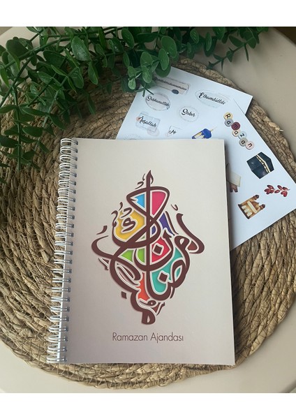 Ramazan Ajandası Zamansız/tarihsiz ve İki Sayfa Etiket