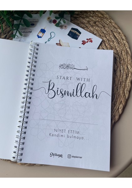 Ramazan Ajandası Zamansız/tarihsiz ve İki Sayfa Etiket