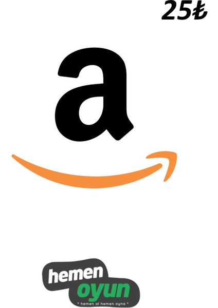 Amazon 25 TL Hediye Kartı