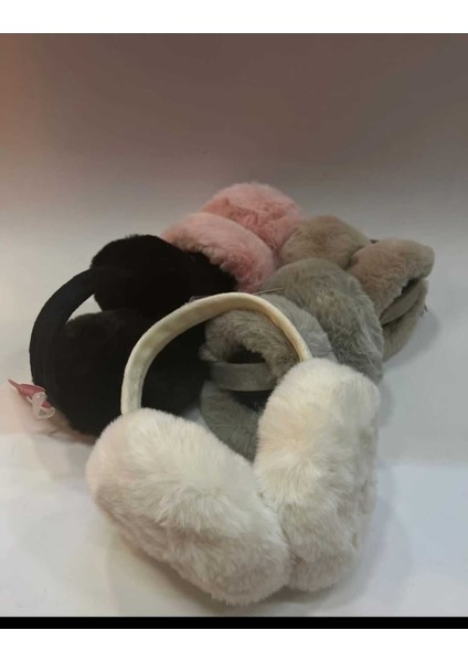 Peluş Diyarı Katlanabilir Soğuktan Koruyucu Tüylü Peluş Kulaklık